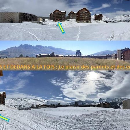 Appartement 8-10 Personnes Superdevoluy Hautes Alpes Rez De Chaussee Vue Panoramique 3 Chambres Saint-Étienne-en-Dévoluy Buitenkant foto