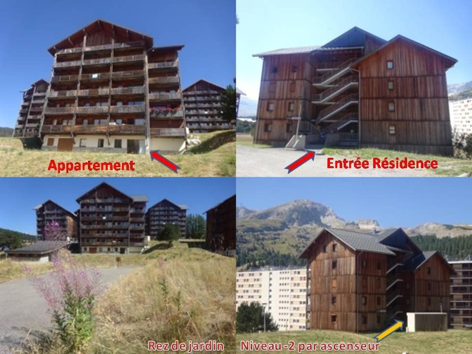 Appartement 8-10 Personnes Superdevoluy Hautes Alpes Rez De Chaussee Vue Panoramique 3 Chambres Saint-Étienne-en-Dévoluy Buitenkant foto