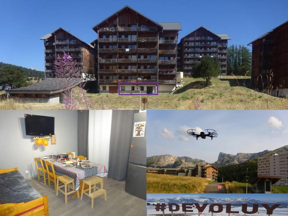 Appartement 8-10 Personnes Superdevoluy Hautes Alpes Rez De Chaussee Vue Panoramique 3 Chambres Saint-Étienne-en-Dévoluy Buitenkant foto