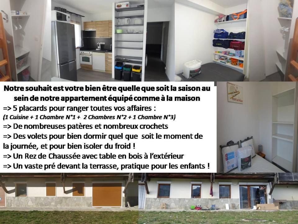 Appartement 8-10 Personnes Superdevoluy Hautes Alpes Rez De Chaussee Vue Panoramique 3 Chambres Saint-Étienne-en-Dévoluy Buitenkant foto