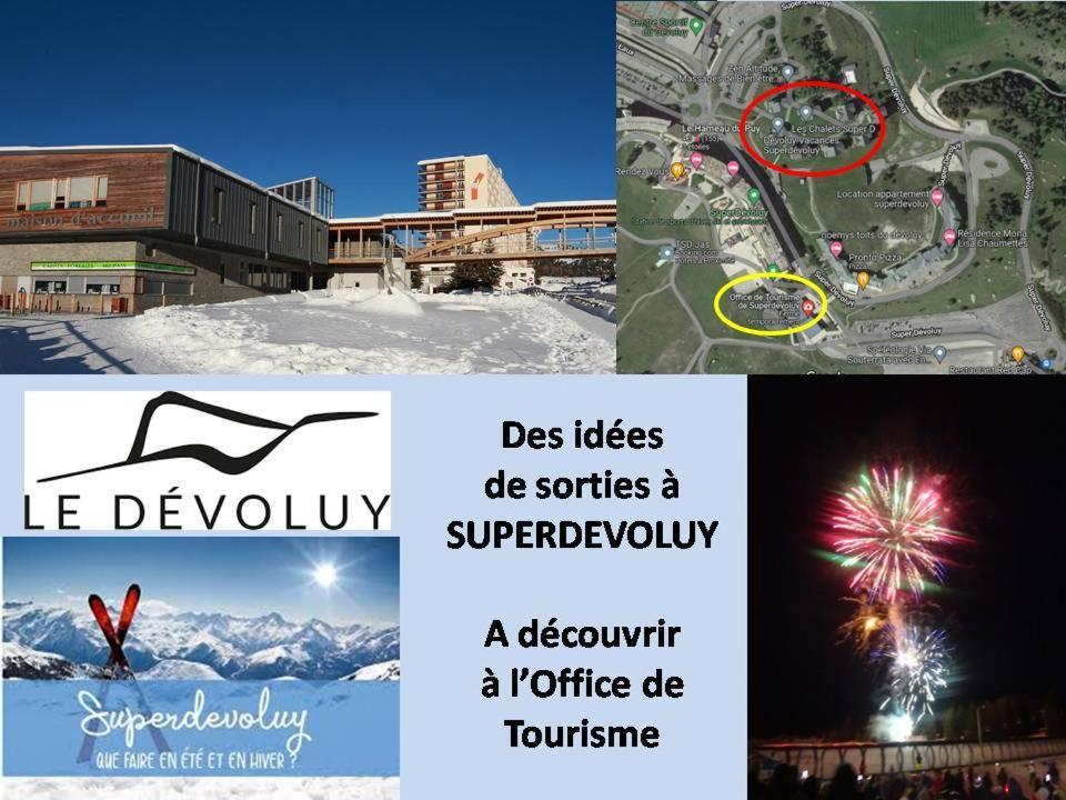 Appartement 8-10 Personnes Superdevoluy Hautes Alpes Rez De Chaussee Vue Panoramique 3 Chambres Saint-Étienne-en-Dévoluy Buitenkant foto